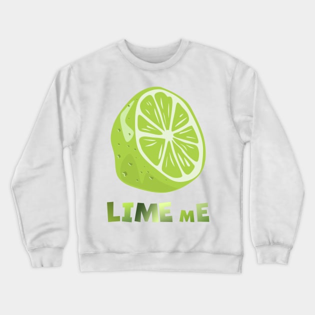 Fresh lime Crewneck Sweatshirt by DoubleDv60